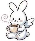 ひと休みするはねつーるのうさぎ